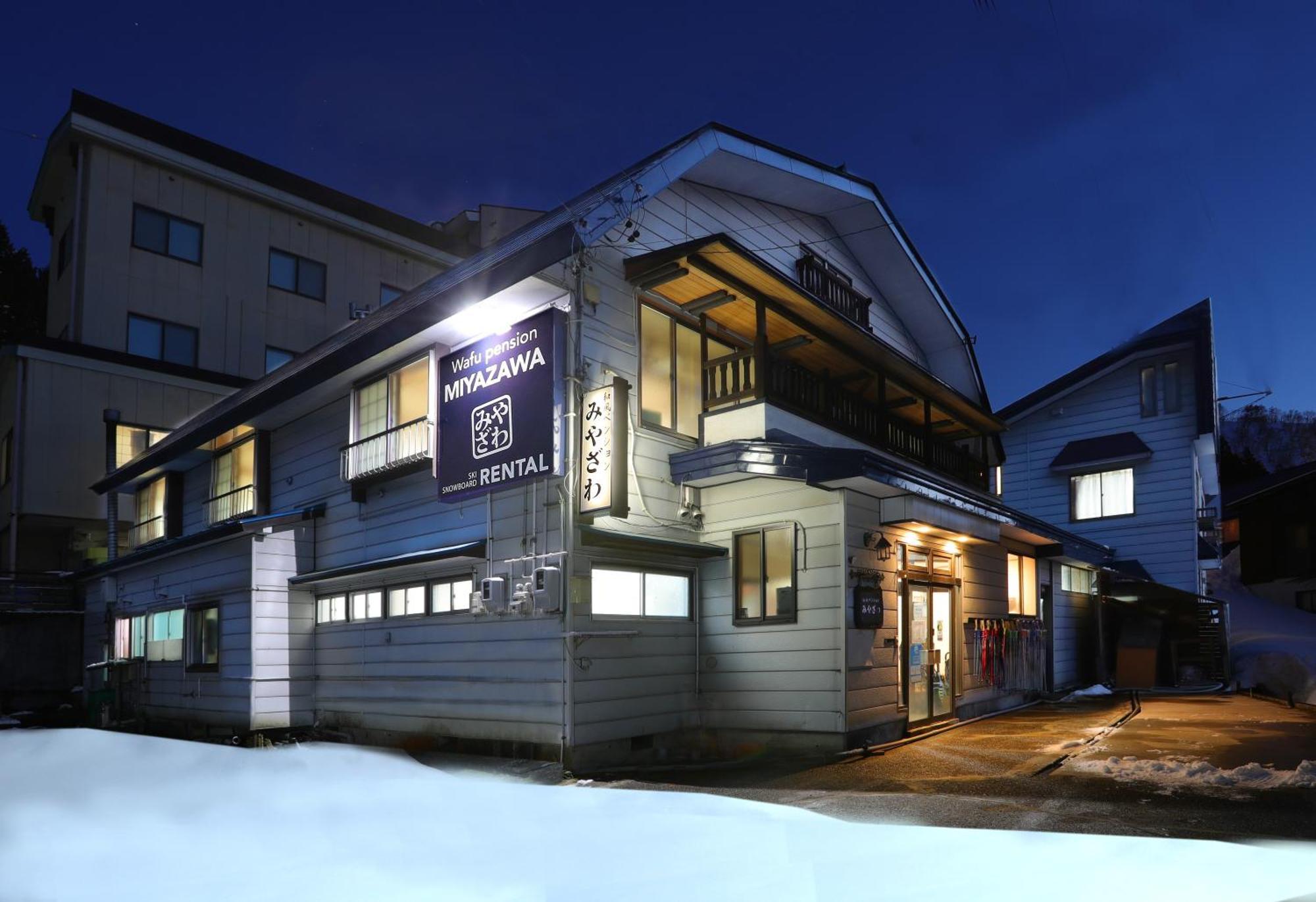 Wafu Pensión Miyazawa Nozawaonsen Exterior foto